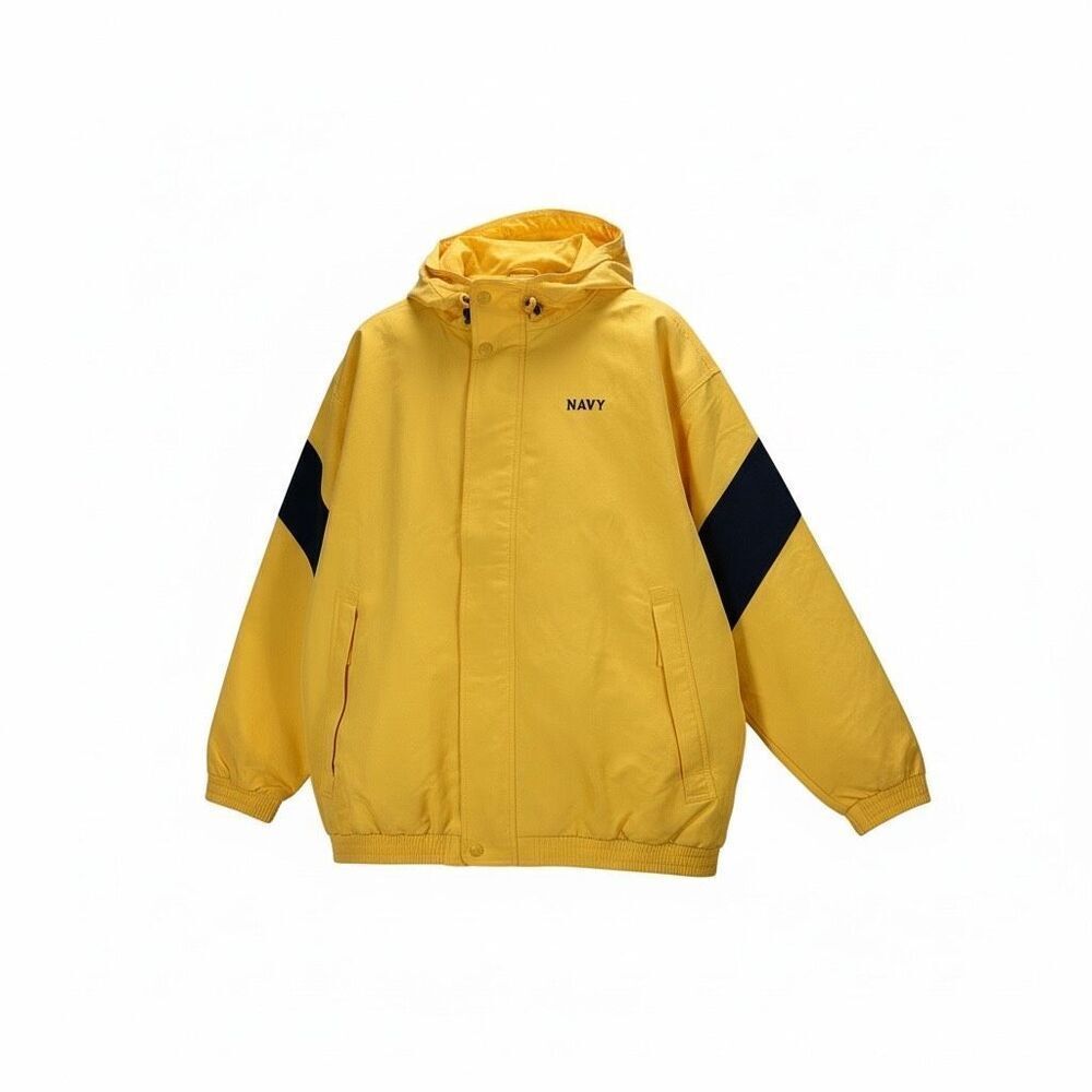 Vintage Outer Banks Crew Navigator Sailing Jacket Yellow 90s Retro XXLarge